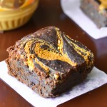 Peanut Butter Swirl Brownies (Eggless)