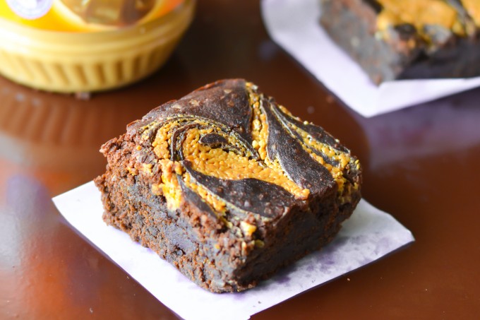 Peanut Butter Swirl Brownies