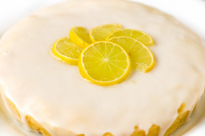Eggless Lemon Drizzle Cake