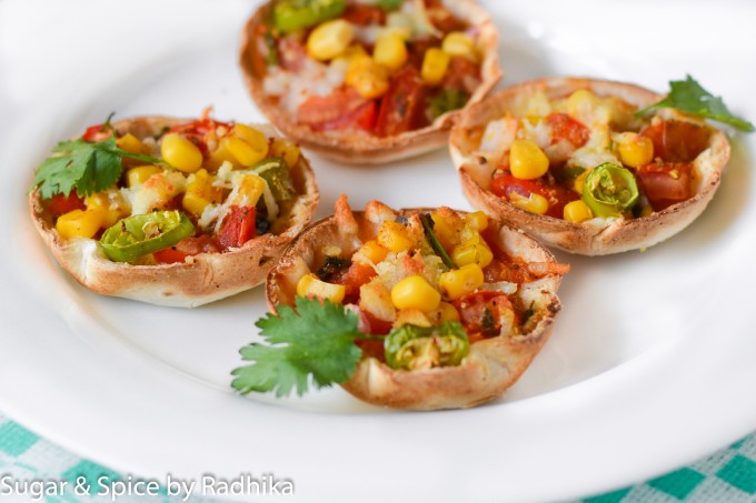 Mexican Style Mini Tortilla Pizzas