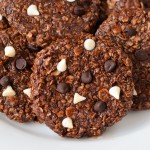 Oatmeal Chocolate Cookies (eggless, sugar free and gluten free)