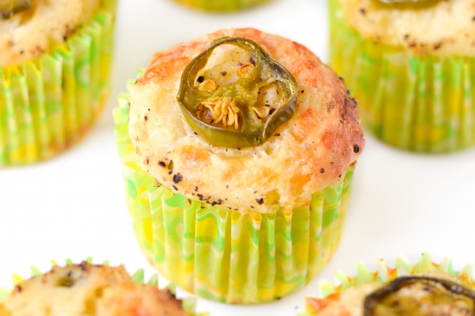 Cheese and Jalapeno Muffins