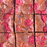 Dark Chocolate Raspberry Brownies