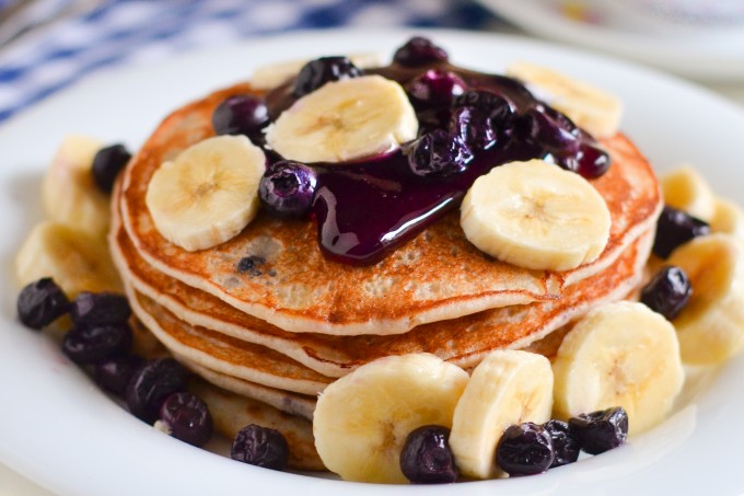 Blueberry Banana Pancakes