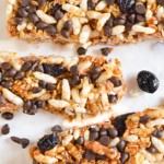 No Bake Chocolate Chip Granola Bars