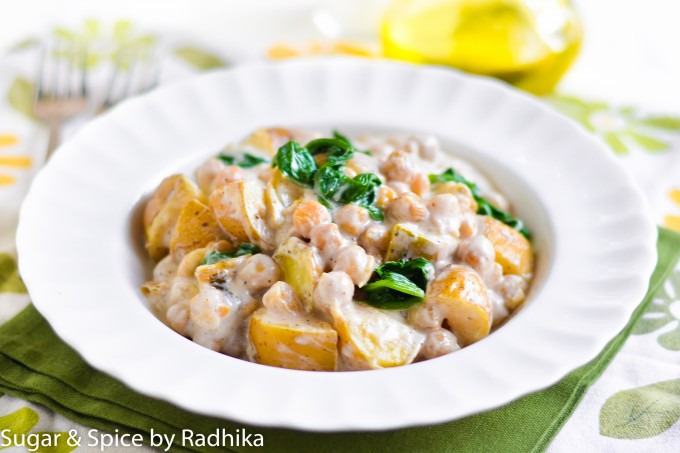 Potato and Chickpea Salad