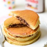 Nutella Stuffed Pancakes