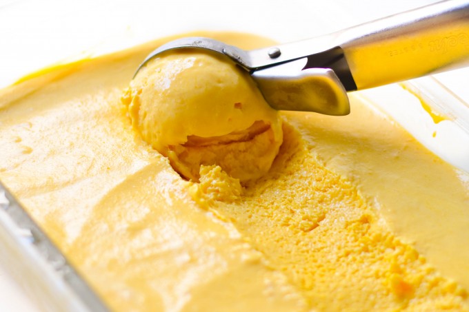 Homemade Mango IceCream