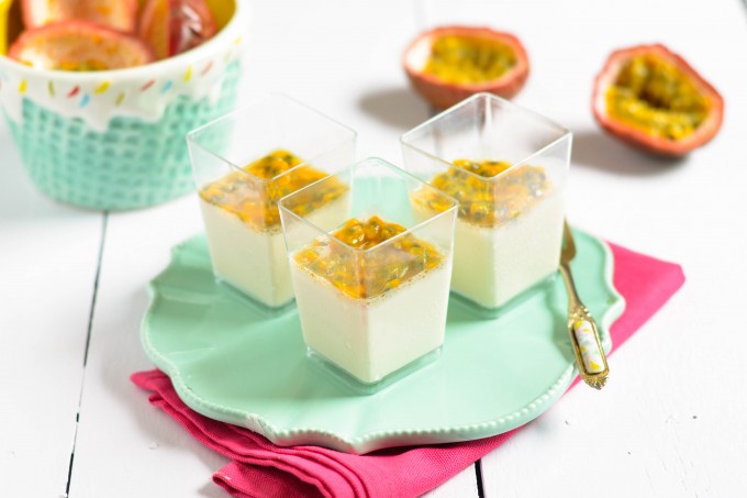 Panna Cotta with Passion Fruit