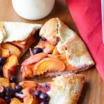 Peach and Blueberry Galette