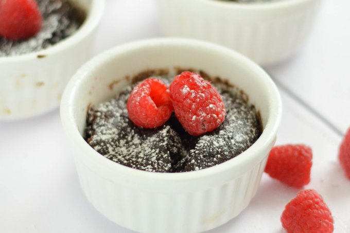 Mini Flourless Chocolate Cakes