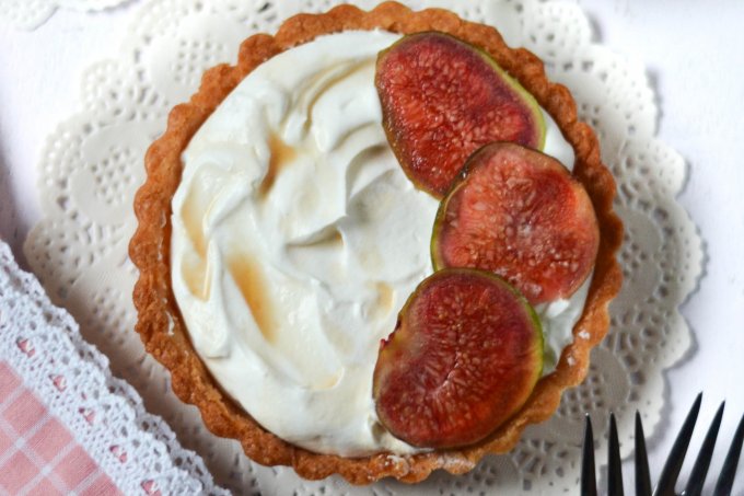 fig and mascarpone tart