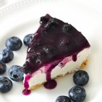 Easy No-Bake Blueberry Cheesecake