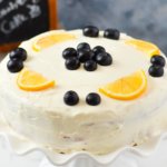 Lemon Blueberry Cake with Cream Cheese Frosting